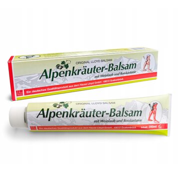 Alpenkräuter-Balsam s vínnnym listom a gaštanom original