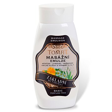Masážna emulzia bez parfumácie - základná, 250ml