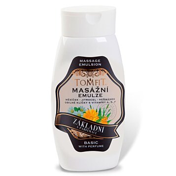 Masážna emulzia s parfumáciou - základná, 250ml