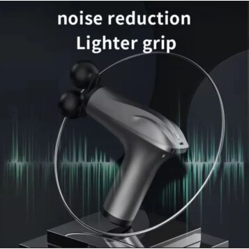 Masážna pištoľ so 4 nadstavcami, Doublee HB - 011 - Náhľad