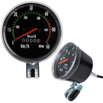 Mechanický Retro tachometer pre bicykle