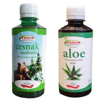 Medvedí cesnak + Aloe Vera výluh, 100% prírodný koncentrát - Náhľad