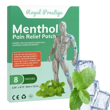Chladivé náplasti proti bolesti s mätou priepornou