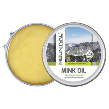Neutrálny impregnačný olejový krém turistických topánok a doplnkov, Mink Oil, 100ml