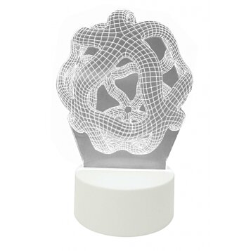 Nočné LED svietidlo 230V - 3D hologram