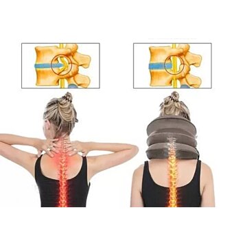 Ortopedický trakčný vankúš na krk s tromi úrovňami, Neck Cushion - Náhľad