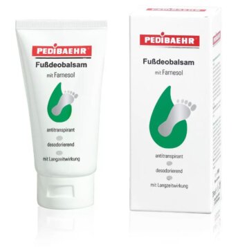Osviežujúci balzam na nohy s farnesolom, na unavené nohy, redukuje potenie a zápach, 75 ml