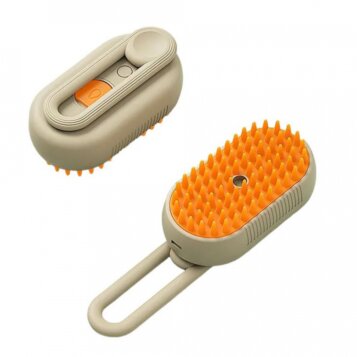 Parná elektrická kefa na srsť pre psy a mačky s rúčkou JY-08 - Náhľad