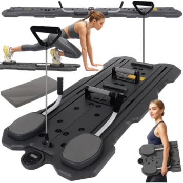 Multifunkčná doska Pilates Reformer s digitálnym počítadlom