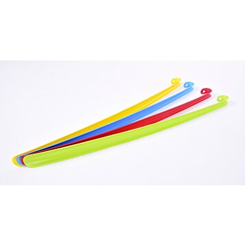 Plastový obuvák na topánky, 60x4 cm, červený - Náhľad