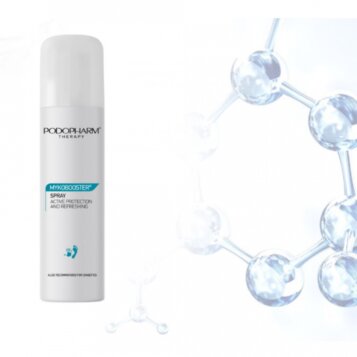 Podopharm Mykobooster – Antimykotický ochranný sprej na nechty a pokožku 125 ml