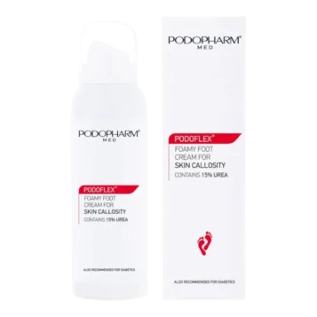 PODOPHARM PODOFLEX krémová pena na zrohovatenú pokožku nôh s 15% UREY - 125ml