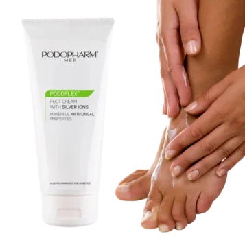 PODOPHARM PODOFLEX krém na nohy s iónmi striebra s 5% UREY - 100ml - Náhľad