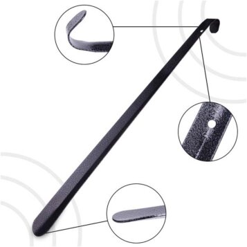 Dlhý kovový obuvák na topánky - 66 cm - Náhľad