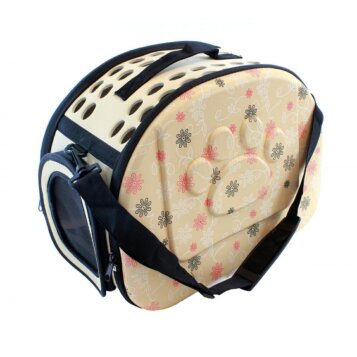 Prepravná taška pre psíkov a mačky XXL - krémová - Náhľad