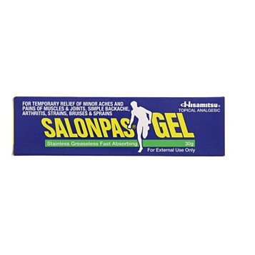 Gél Salonpas Hisamisu – rýchla úľava pri bolestiach svalov a zápaloch - 30 g - Náhľad