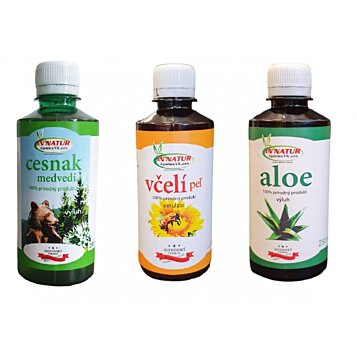 Medvedí cesnak + Aloe Vera + Včelí peľ výluh, 100% prírodný koncentrát - Náhľad