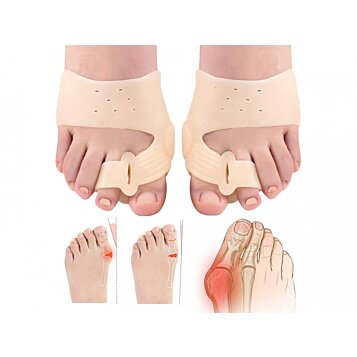 Silikónový oddeľovač prstov pre haluxy s magnetom 1pár (2ks) - Náhľad