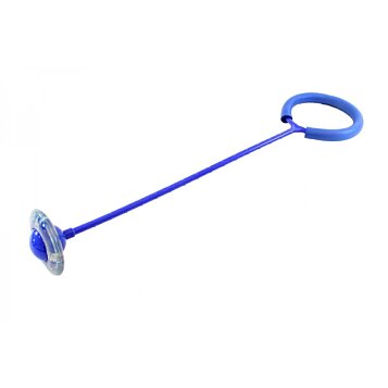 Skákacia LED svietiaca Hula Hoop na nohu, ruku, modrá