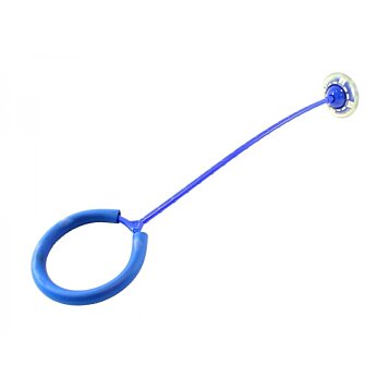 Skákacia LED svietiaca Hula Hoop na nohu, ruku, modrá - Náhľad