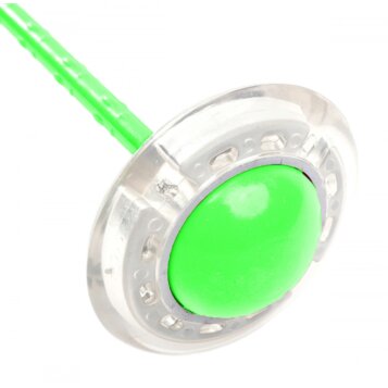 Skákacia LED svietiaca Hula Hoop na nohu, ruku, zelená - Náhľad