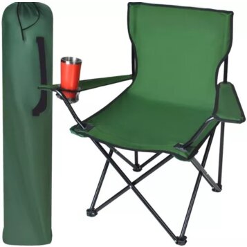 Skladacia rybárska stolička s držiakom na pohár Fishing Chair