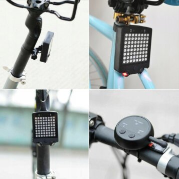 Svetlo na bicykel so smerovkami, Safebike - Náhľad