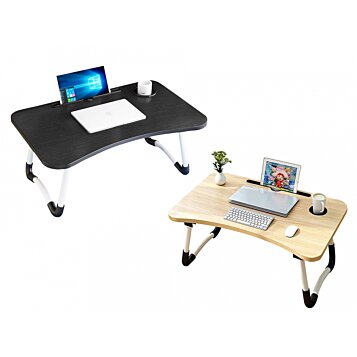 Stolík pod notebook 28 x 60 x 40 cm béžový - Náhľad
