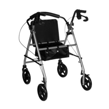 Štvorkolesové chodítko Walker Gray RF-610, nosnosť 136 kg