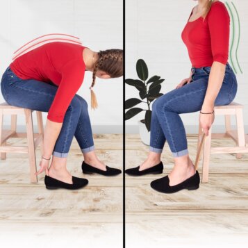 Drevený obuvák na topánky s remienkom, Nature, dĺžka  26cm - Náhľad