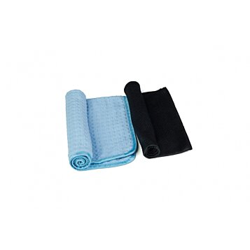 Súprava mikrovláknových utierok na čistenie a leštenie skla – Glass Gleamers, 2 ks - Náhľad