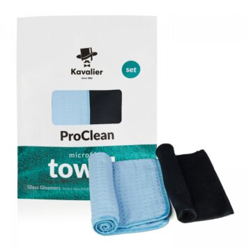 Súprava mikrovláknových utierok na čistenie a leštenie skla – Glass Gleamers, 2 ks