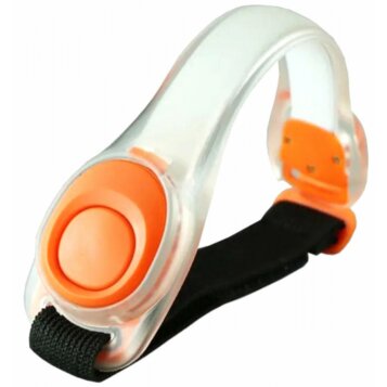 Svietiaci výstražný náramok na ruku, nohu alebo tašku - pre cyklistov