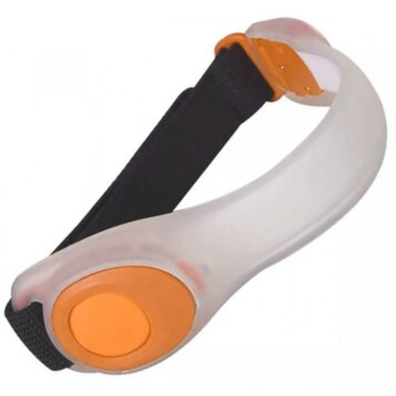 Svietiaci výstražný náramok na ruku, nohu alebo tašku - pre cyklistov - Náhľad