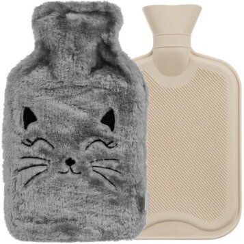 Termofor v plyšovom návleku, mačka 1800 ml