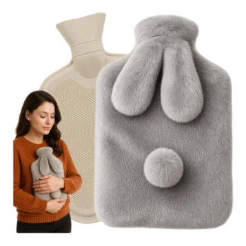 Termofor s plyšovým obalom v tvare zajačika - 1,8 l