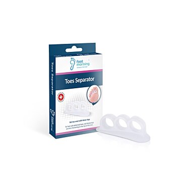 Gélový separátor pod prsty na chodidlo, CE zdravotná pomôcka Toes Separator pravé