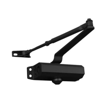 Univerzálny hydraulický zatvárač dverí 40 - 60 kg, čierny