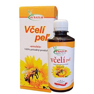 Včelí peľ emulzia, 100% prírodný produkt, 250 ml