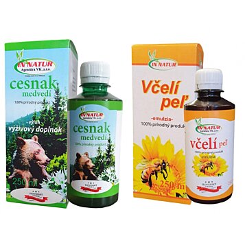 Včelí peľ + Medvedí cesnak výluh, 100% prírodný koncentrát