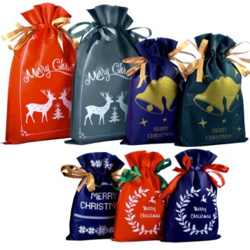 Vianočné darčekové tašky Festive Magi, 8 ks - Náhľad