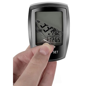 Vodeodolný tachometer na bicykel IPX4 - čierny - Náhľad