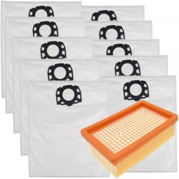 Sada náhradných vreciek do vysávača KARCHER  10ks + HEPA filter WDK-SE6