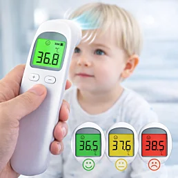 Bezdotykový infračervený teplomer s LCD displejom