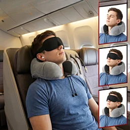 3D cestovný vankúš – ergonomická opora krku na cestovanie - Náhľad