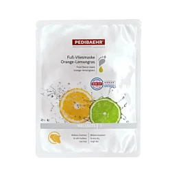 Flísová maska na nohy s pomarančom a citrónovou trávou Pedibaehr - 16 g