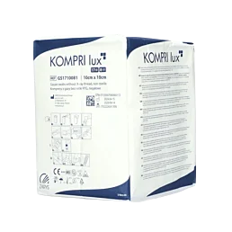 Nesterilné gázové štvorce, 100 ks