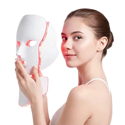 LED maska 7 farieb na tvár a krk – profesionálna fotónová terapia pre omladenie pleti - Náhľad