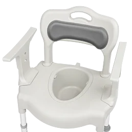 Toaletná sprchovacia stolička 2 v 1 s nosnosťou do 150 kg Movano - Náhľad