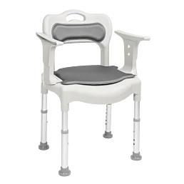 Toaletná sprchovacia stolička 2 v 1 s nosnosťou do 150 kg Movano